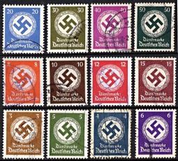 GE O92-103u 1942 Official Swastika Set used